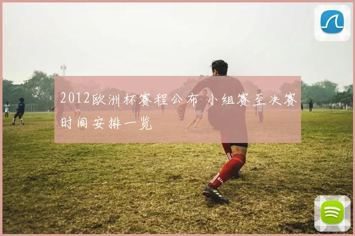 2012欧洲杯赛程公布 小组赛至决赛时间安排一览